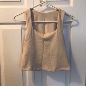 Fabletics Karla Cloudrib Seamless tank XL beige